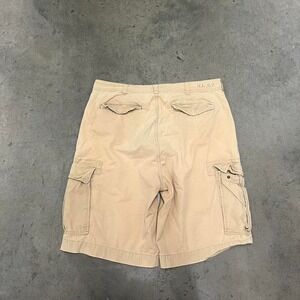 Vintage Polo Jeans Co mens beige cargo shorts baggy loose rl67 36